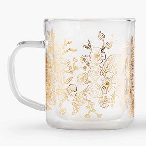 Corkcicle x Rifle Paper Co Colette Glass Mug